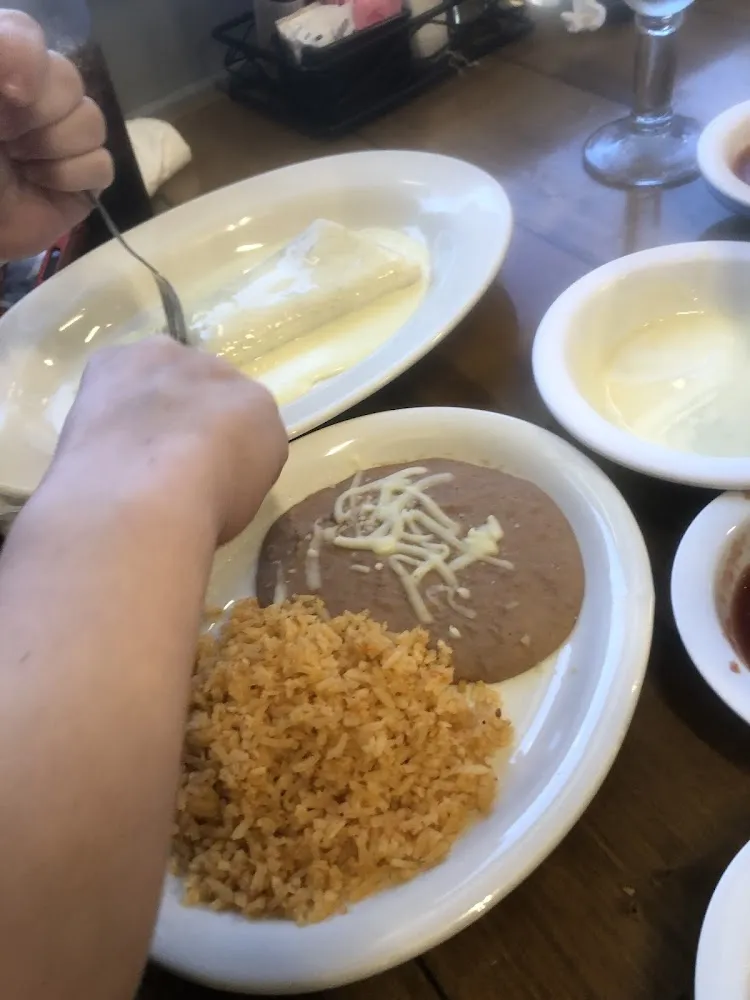 Chile Relleno 1 Beef Taco Rice & Beans